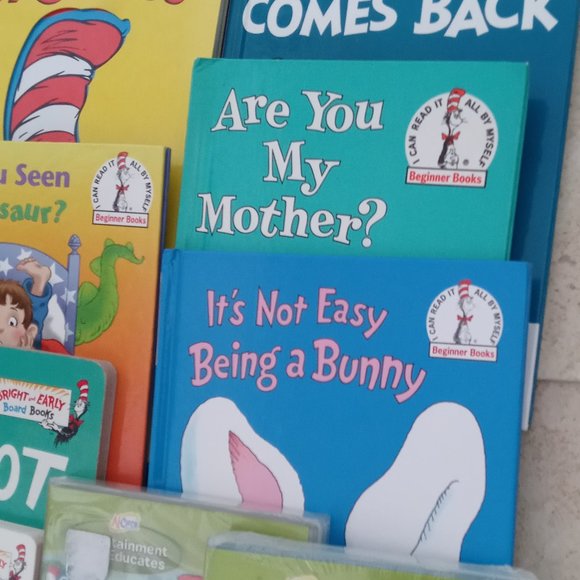 Dr. Seuss Hardcover Books + DVD + Stencil Bundle, Lot of 13 - Picture 4 of 6